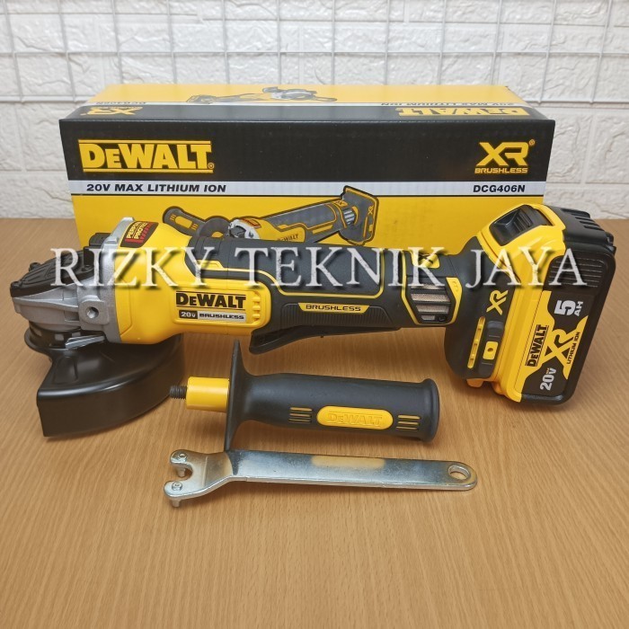 Gerinda Dewalt Cordless 5 Inch Dewalt Dcg406 Mesin Gerinda Baterai