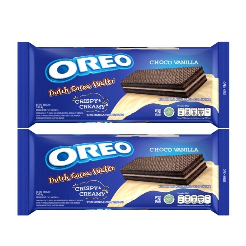 

OREO Duch Cocoa Wafer Choco Vanilla 140,4 g x 2 pcs