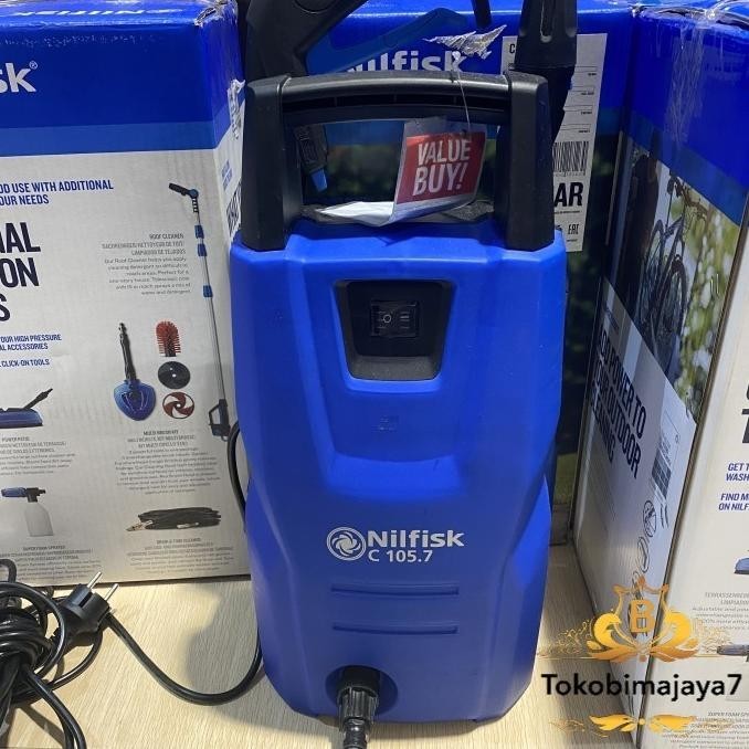 TERMURAH - Nilfisk High Pressure Cleaner C105.7-6 / Mesin Cuci motor & mobil jet