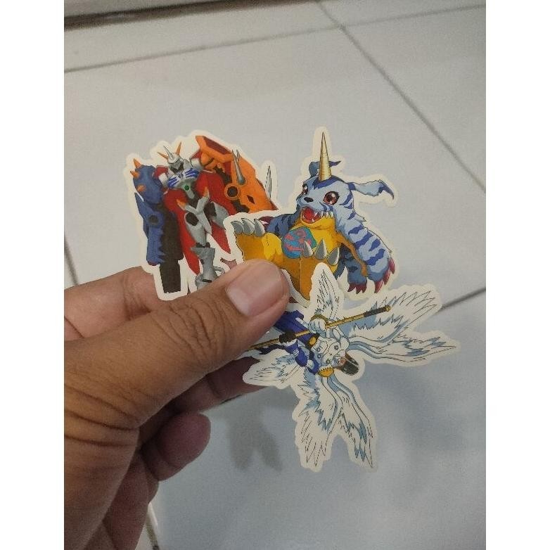 

Digimon - 50Pcs Stiker Anime Tahan Air Gratis Ongkir