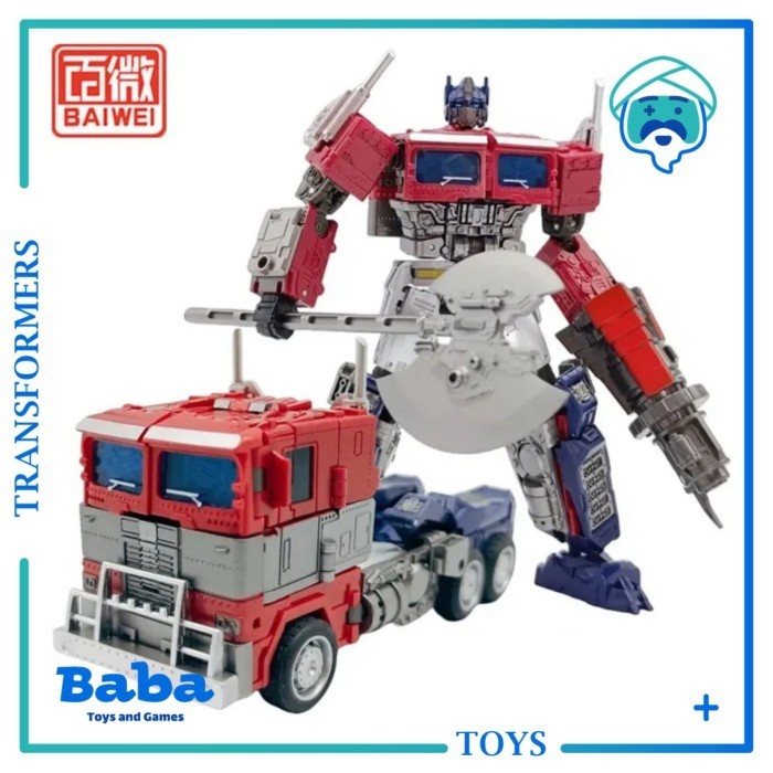 Transformers Baiwei TW-1027 Optimus Prime Commander Cybertron ROTB