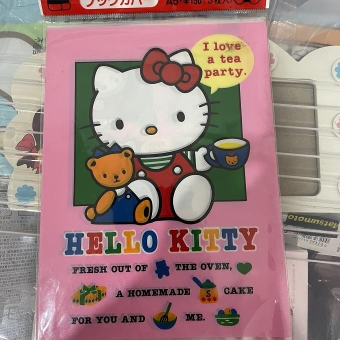 

hello kitty book cover / sampul buku hello kitty A5