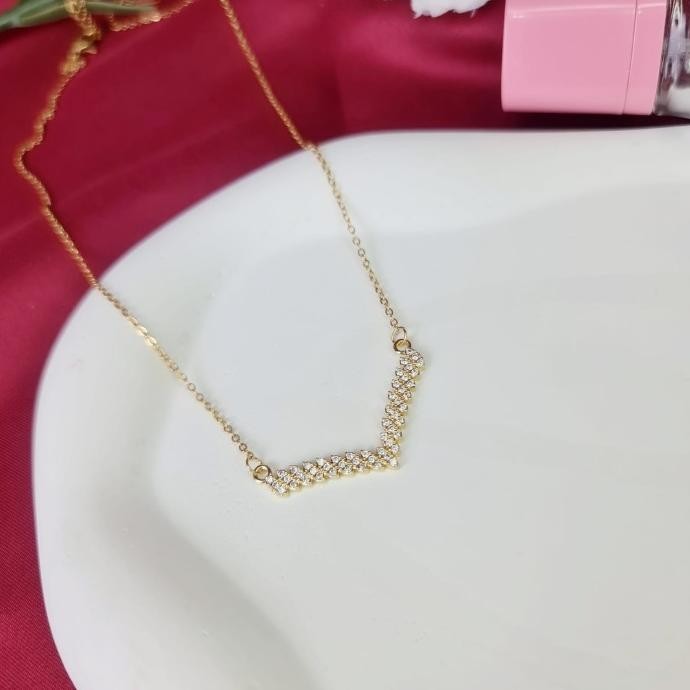 Kalung titanium fuji/kalung fuji titanium anti karat/kalung fuji impor