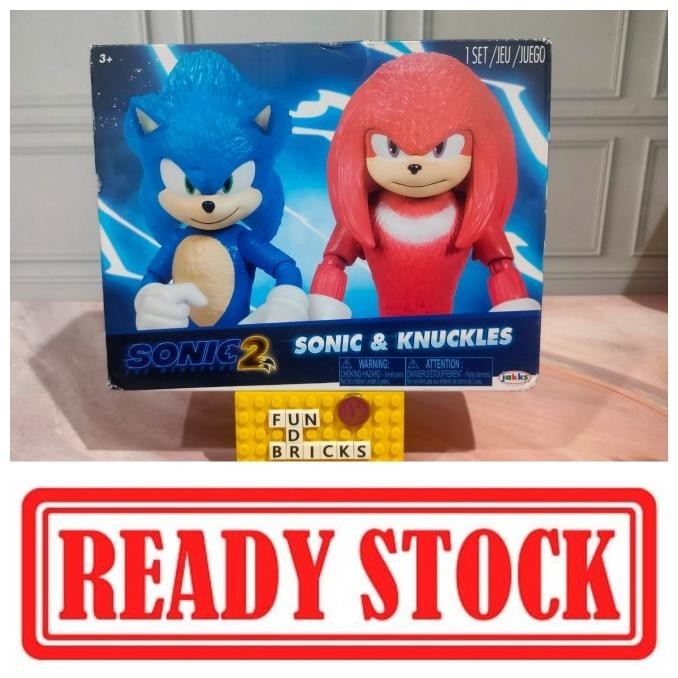 Jakks Sonic 2 The Hedgehog Sonic & Knuckles Figure Set