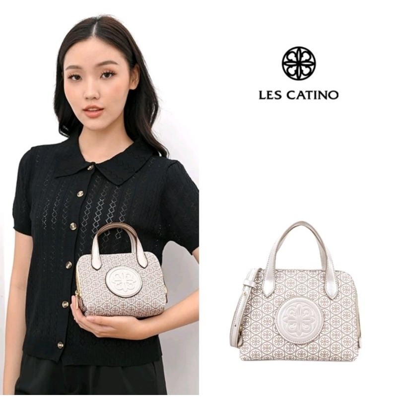 Tas Wanita Les Catino Keyna Ni Satchel Monogram