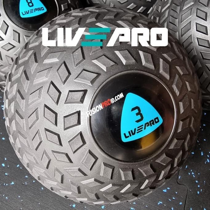 Slam Ball 3kg Bola Gym Medicine Ball Fitness Heavy Duty Livepro
