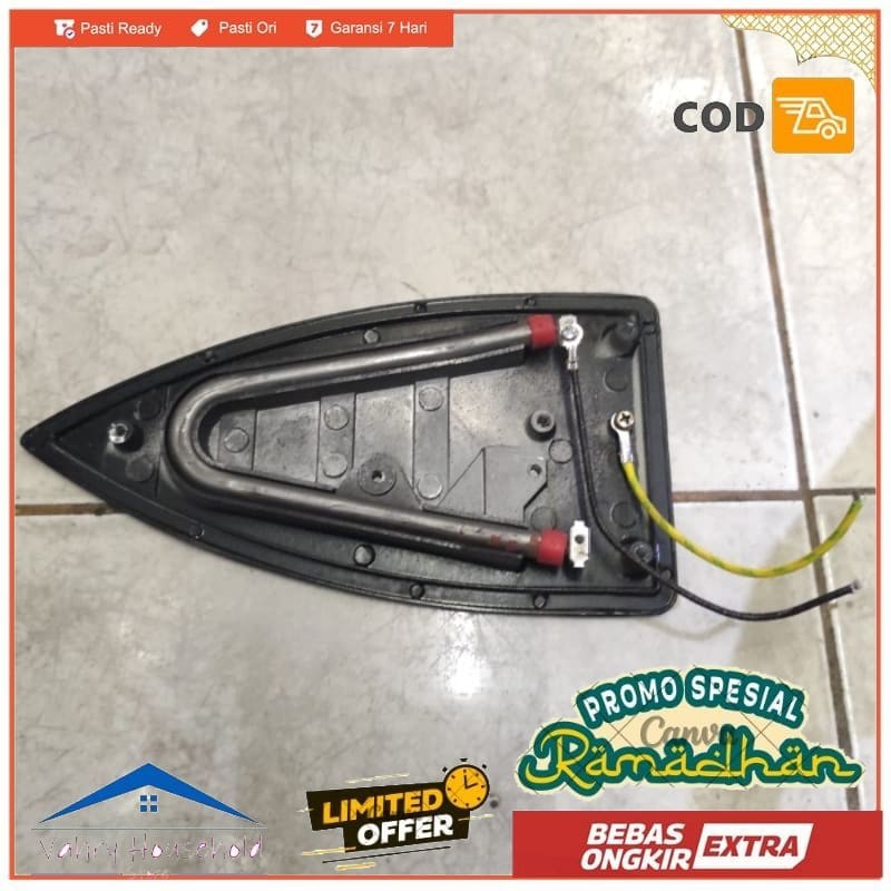 ELEMEN SOLE PLATE CERALON MASPION SETRIKA HA365 GOSOKAN HIJAB IRON ORI