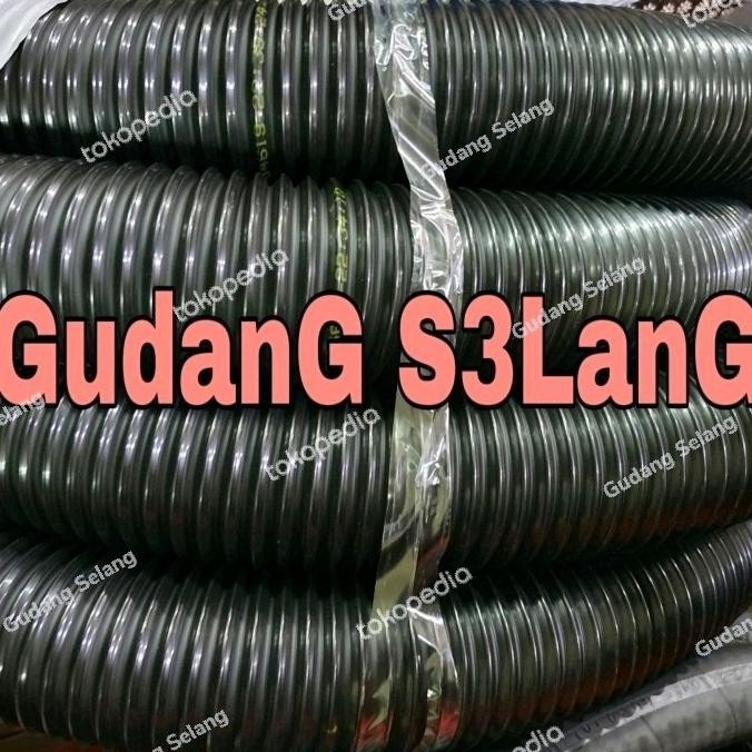 Selang Hisap Kawat Udara Panas Uk 3In Ducting Vacuum Uap Epdm Flexible