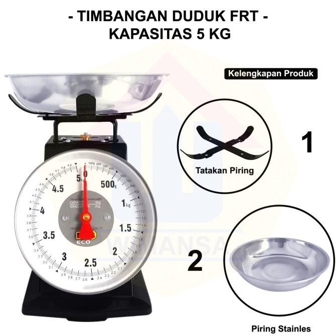 HARGA DISC - TIMBANGAN DUDUK FRT KAPASITAS 5 KG - TIMBANGAN MANUAL