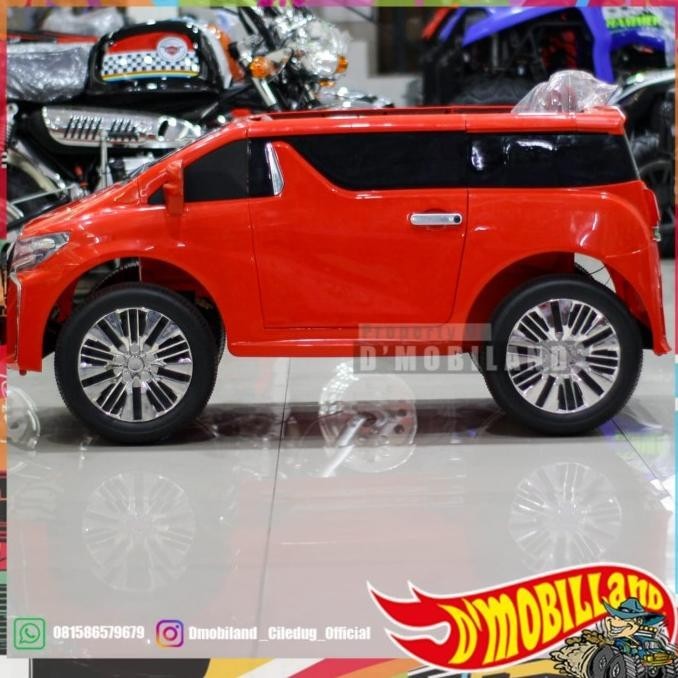 Mainan Anak Mobilan Aki Anak 12 V remot Model Alphard
