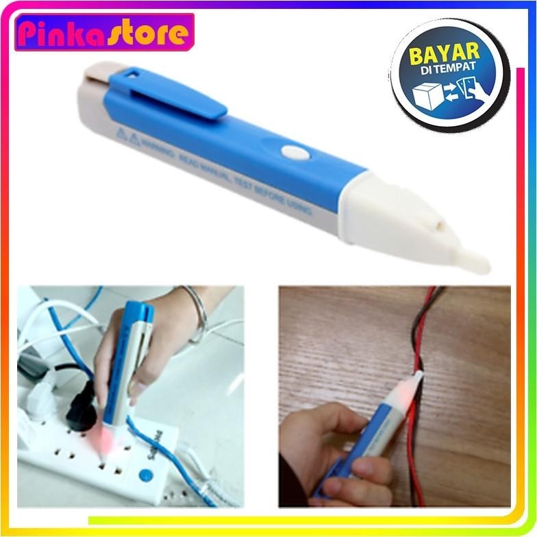 DFG Taspen Testpen Pendeteksi Deteksi Arus AC - DC Tespen Tester Tanpa Menyentuh Menempel Konduktor 