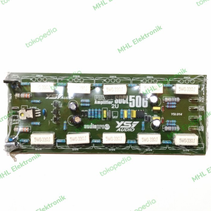 Terlaris Kit Driver Power Amplifier Socl 506 + Line Final 5 Tr Sanken