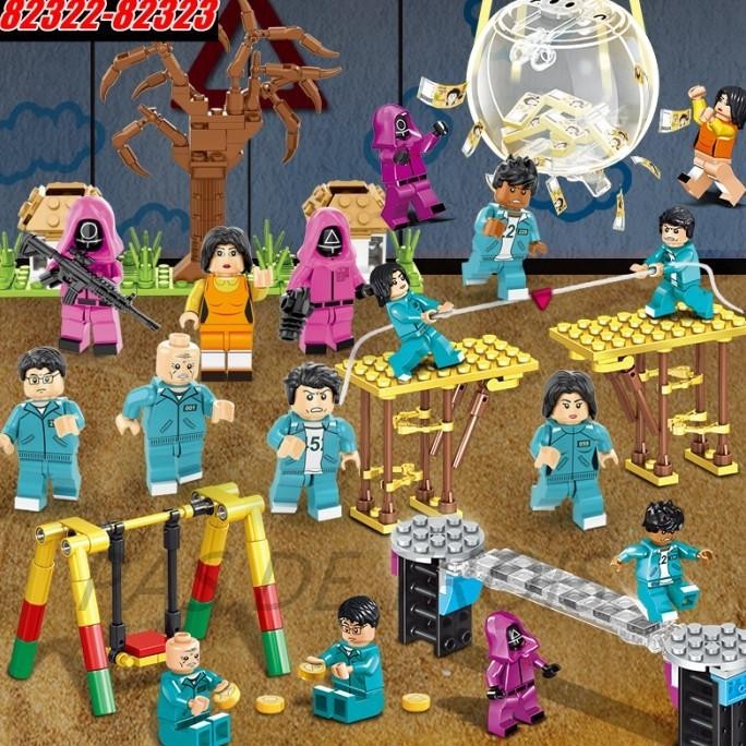 Squid Game Figure Bricks