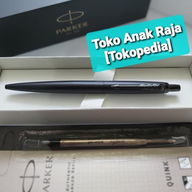 

Jual Paket 1 Klik:1 Pc Pen Parker Jotter Xl Black Chrome Ballpoint + Refill