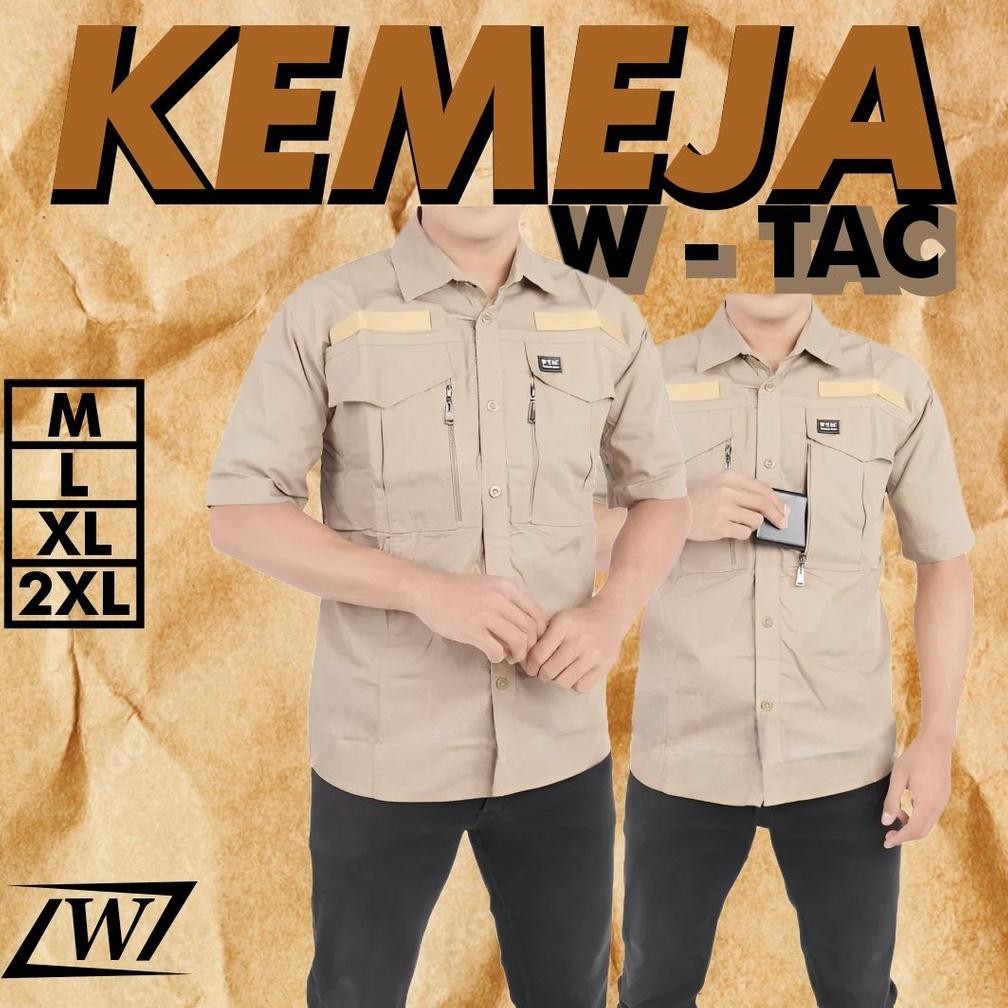 Baju Kemeja Tactical Pria Lapangan Outdoor Outdoor Lengan Pendek: Lengan Pendek Outdoor Lengan Pende