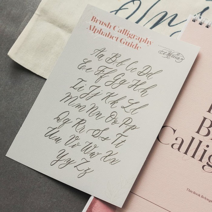 

Brush Calligraphy Learning Book