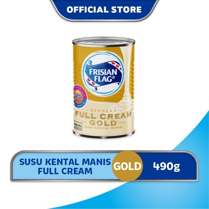 

Produk Terbaik] Frisian Flag Bendera Susu Kental Manis Full Cream Gold Kaleng 490g