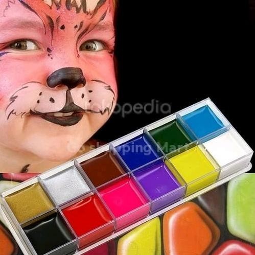 12 Warna Face Painting Body Painting DIY Face Make UP untuk Wajah