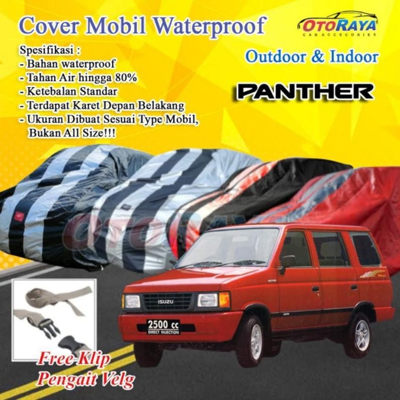 [DISKON] Body Car Cover Selimut Sarung Mantel Mobil Panther Lama Old Hi Grade + Tali Pengait Ke Velg