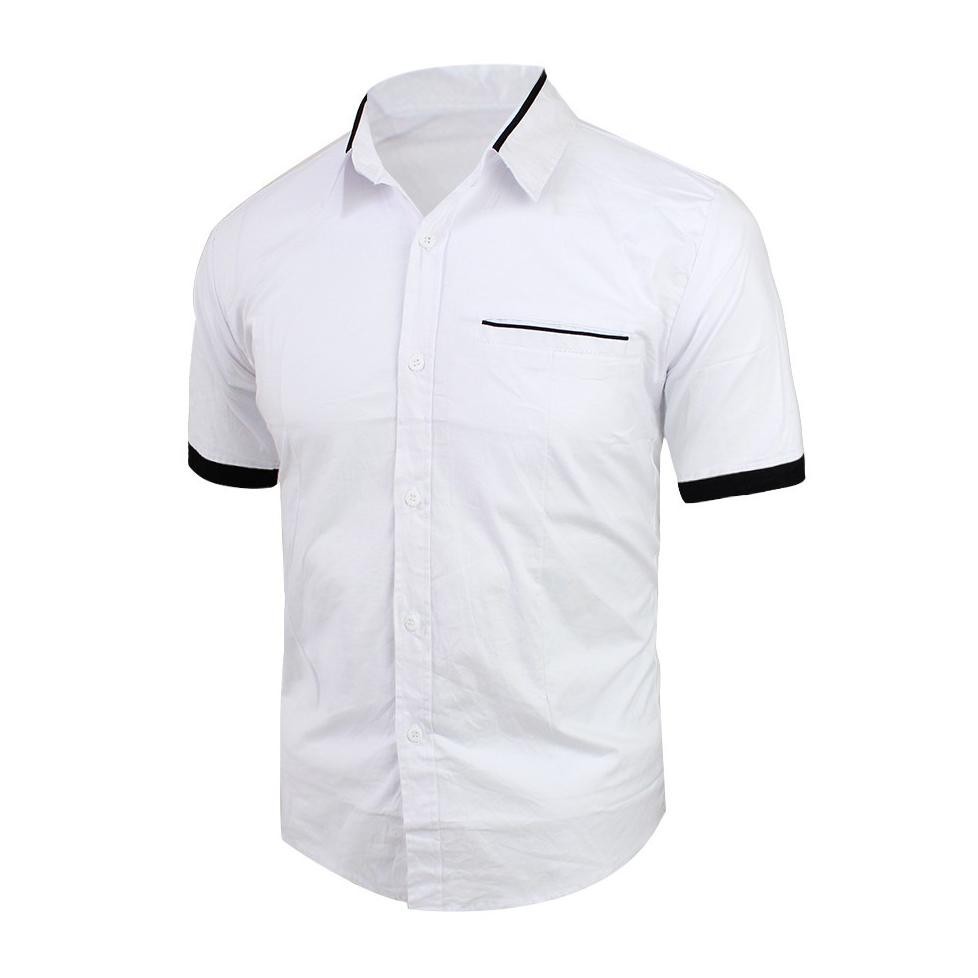 Baju Kemeja Tactical Pria Lapangan Outdoor Fors Hem Kenny Man Remaja Lengan Pendek Formal Kasual Cow