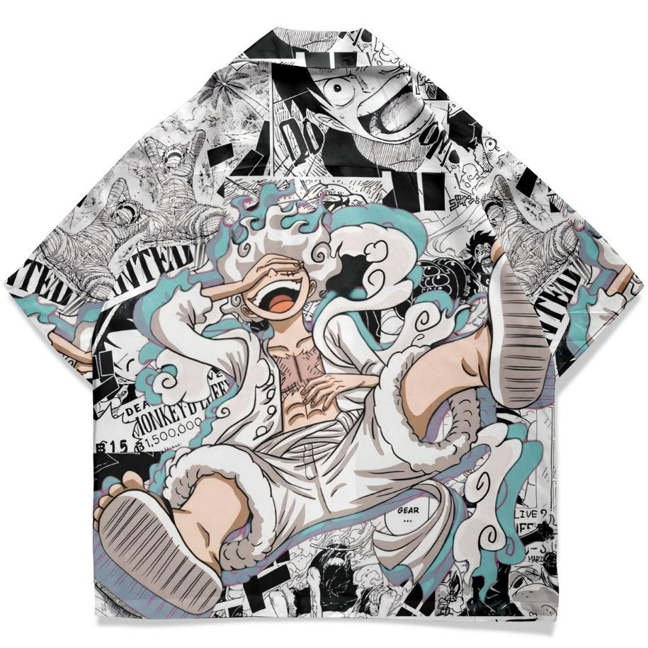 Baju Kemeja Tactical Pria Lapangan Outdoor Motif Gear 5 Luffy Baju Kerja Proyek Wtac W Tac