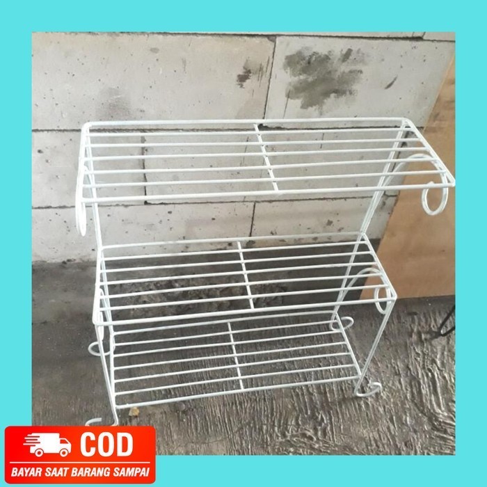 Rak Besi Tempat Pot Tanaman Hias Susun 3 Tingkat / Standing Planter