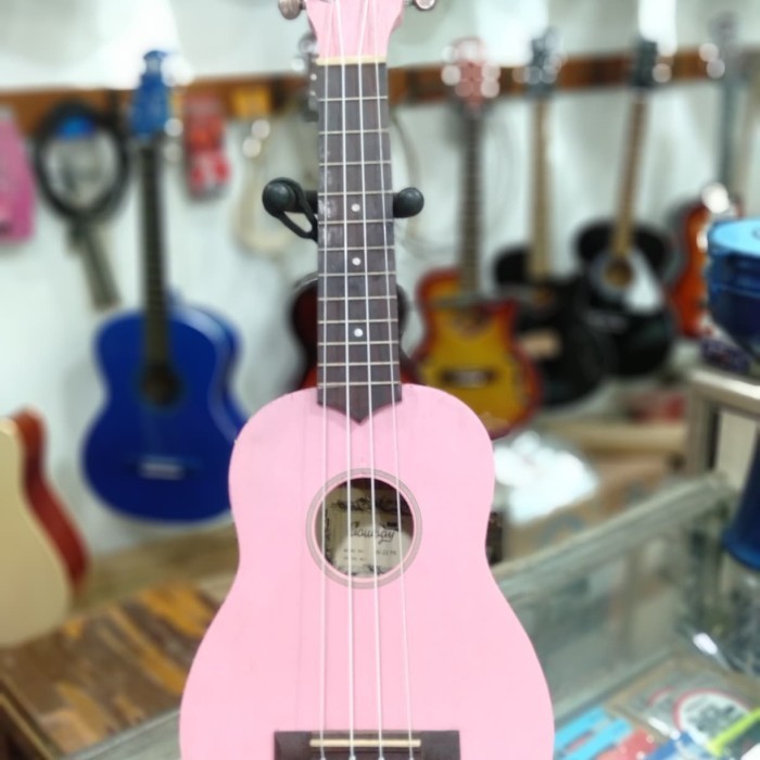 (ARM) GITAR UKULELE SOPRANO COWBOY UKULELE STRING PREMIUM PINK