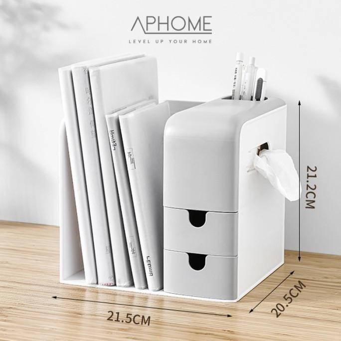 

APHOME Kotak File Tray Folder Box Desk Organizer Rak Buku Meja DESTA TM