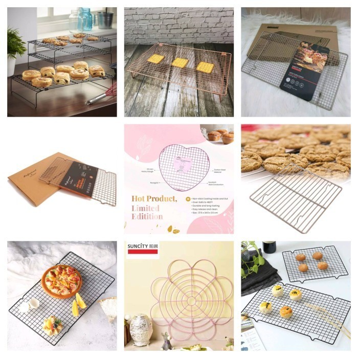Terlengkap Cake Cooling Rack Grid Rak Tatakan Pendingin Kue Kering