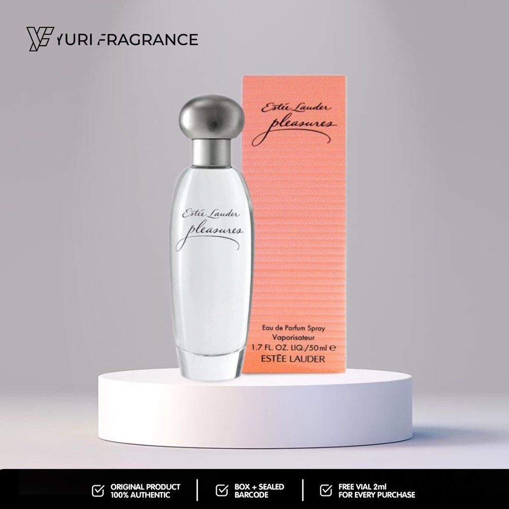 Estee Lauder Pleasure EDP 100ml Original Box Segel Lengkap