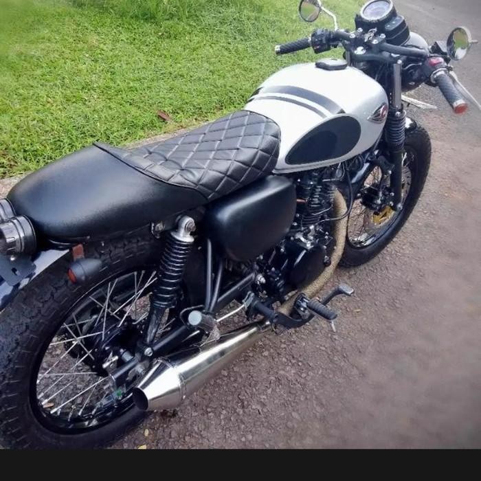 JOK custom caferacer kawasaki W175 wajik Hitam Premium