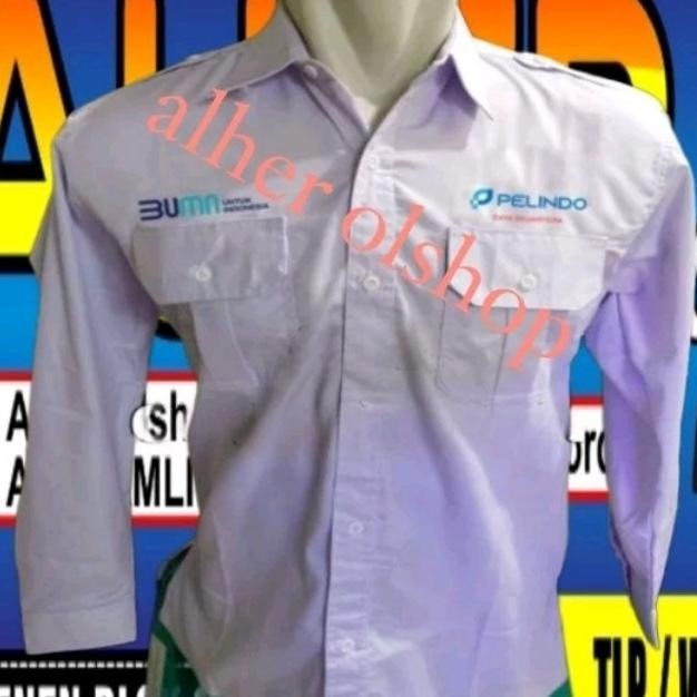 Baju Kemeja Tactical Pria Lapangan Outdoor Big Size Pelindo Pelindo Sem Pelindo Kerja Pelindo Kerja 