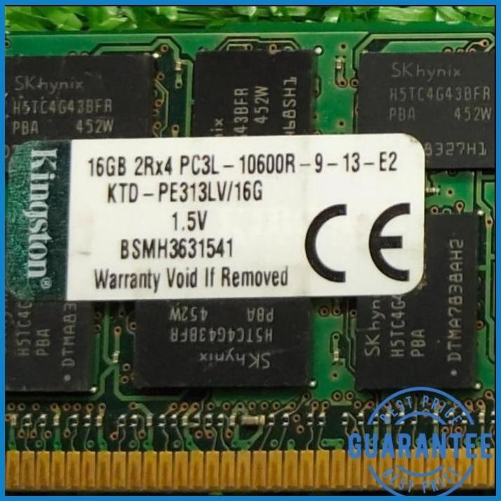| CNS | KINGSTON DELL KTD-PE313LV/16G 16GB DDR3L 1333MHZ ECC REGISTERED MEMORY