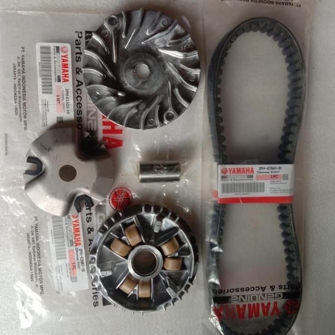Paket CVT Van Belt+Rumah Roller Assy Set + kipas Roller mio m3 mio Z 1