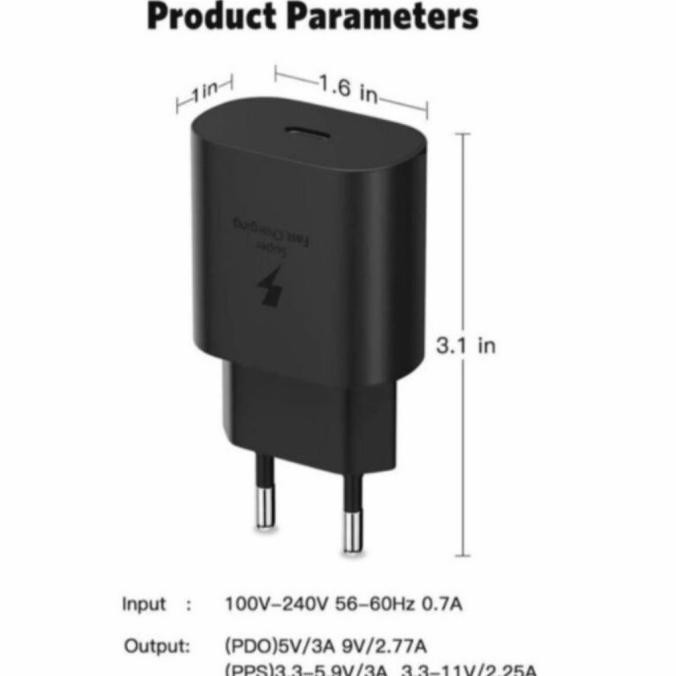 Batok Kepala PD Charger 25W Fast Charging Samsung S22 ULTRA S22 S22+