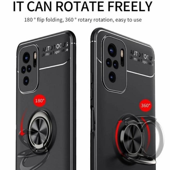Auto Focus Ring Holder Xiaomi Redmi note 10 PRO NOTE 10 Case Cover