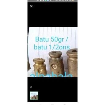 Stok Banyak Timbel 50gr/ Timbel 1/2ons/ Batu timbangan 50gr/ 1.2ons ||