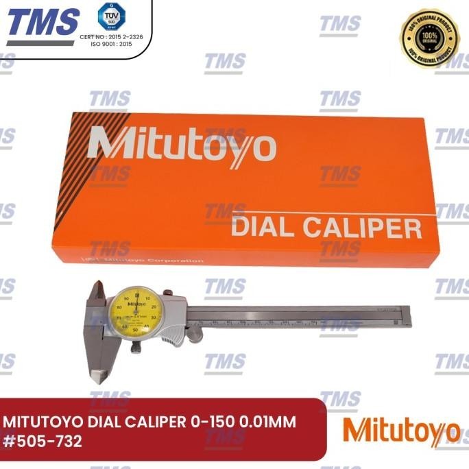 Tersedia Sigmat Jarum Jangka Sorong Mitutoyo Dial Caliper 0 150 Mm #505-732