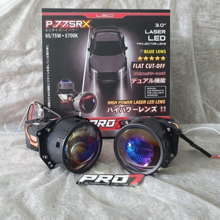 Projector Pure Laser LED PRO7 P775RX Blue Lens Hi-Low 65/75W Murah