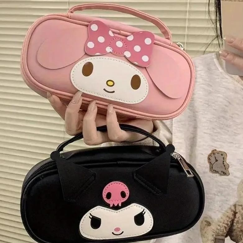 

Pencil Case Motif Sanrio / Tempat Pensil Sanrio 3D PU Leather