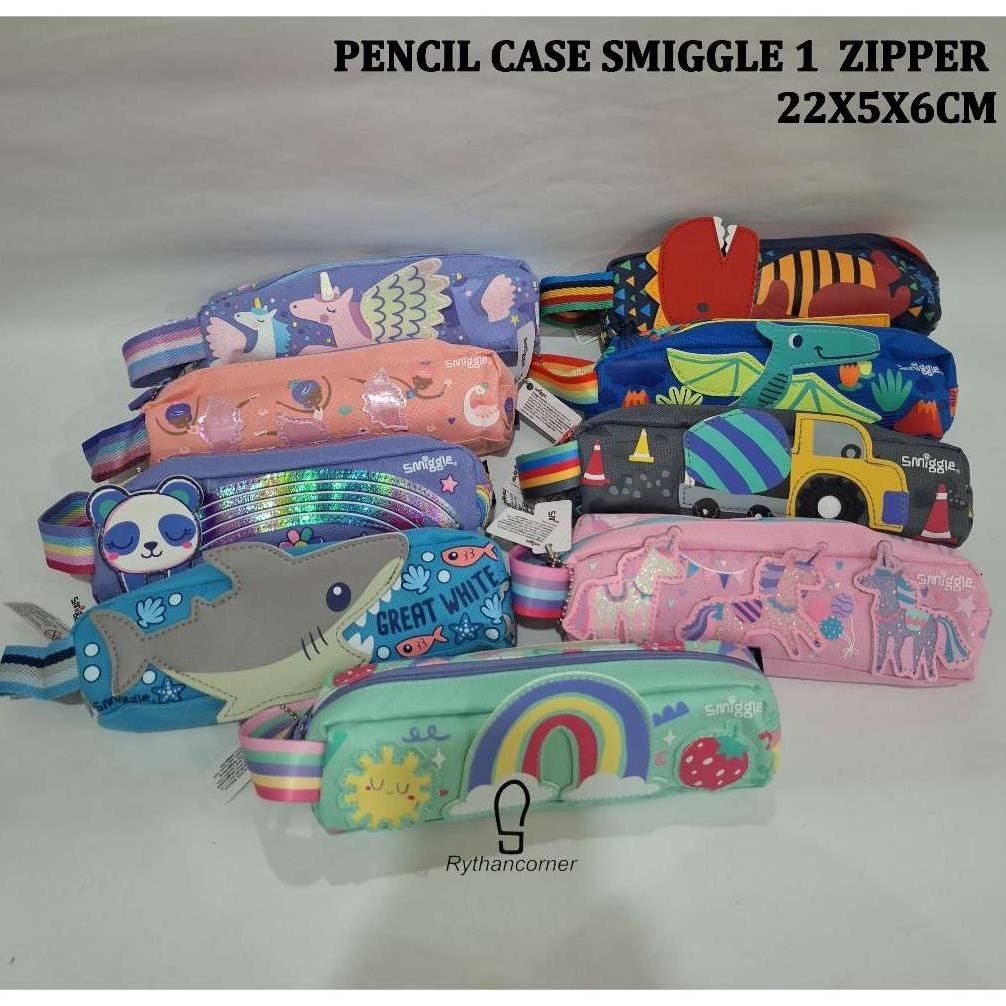 

PENCIL CASE KOTAK PENSIL SMIGGLE 1 ZIPPER KARAKTER