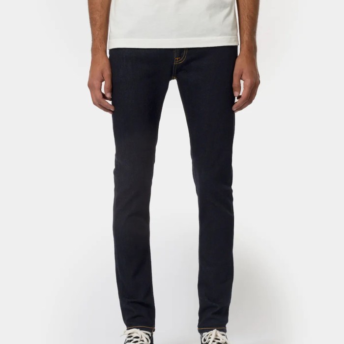 Nudie Jeans Skinny Lin Dry Deep Orange