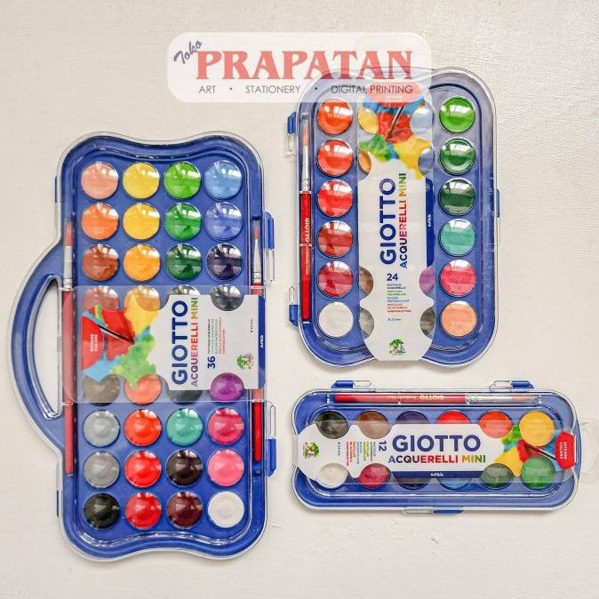 

Giotto Acquerelli Watercolor Set Block MINI | Cat Air Set