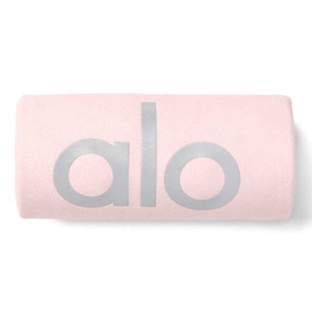 Mai Handuka Matras Alo Yoga Grounded Non-Slip Mat Towel - Powder Pink