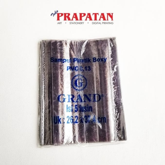

Sampul Buku Plastik PVC 1 Lusin Kwarto/Boxy