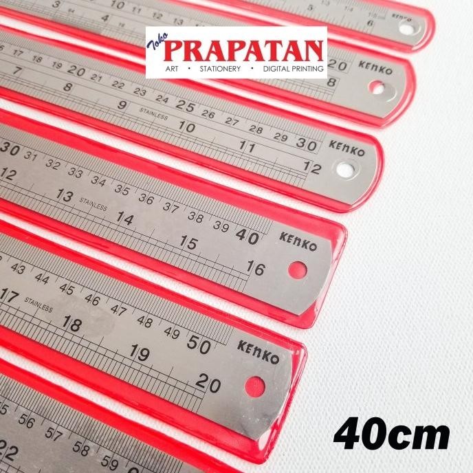 

Penggaris Besi Kenko 40 cm / Stainless Steel Ruler