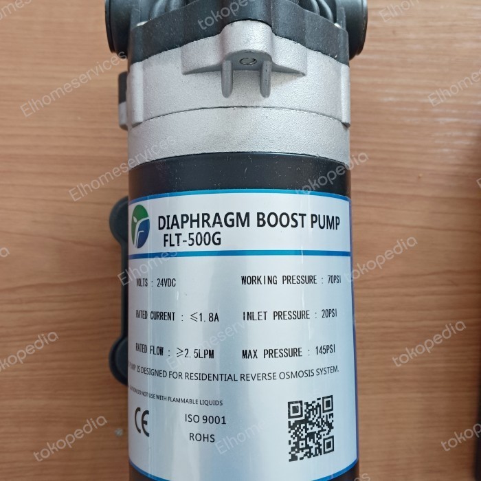 Pompa Booster Reverse Osmosis 500 Gpd