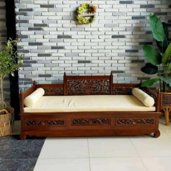 kursi risban jati jepara/bangku bale bale/kursi bale bale kayu jati| Mebel Jepara