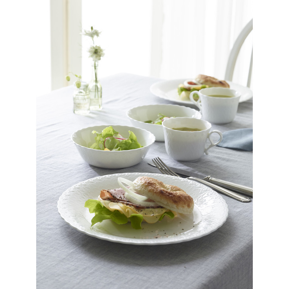 Narumi Silky White 9072-1544 27Cm Dinner Plate