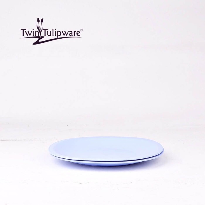 Piring Set Tupperware - Wadah Saji - Medium Dining Plate 2 Pcs